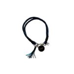Coleira Premium/azul com Tag de identificação